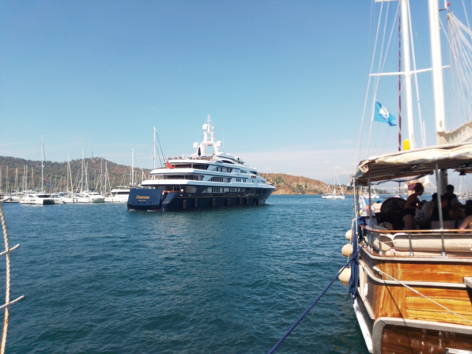 “Freedom” Mega Yat Fethiye’de