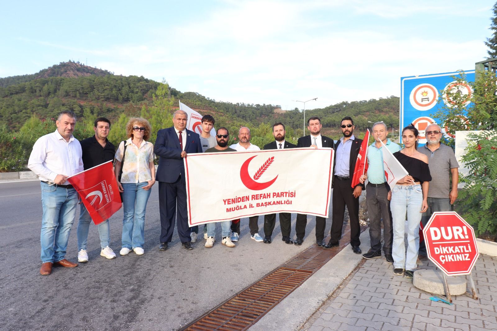 Göcek Tüneli Zamlarını Protesto Ettiler