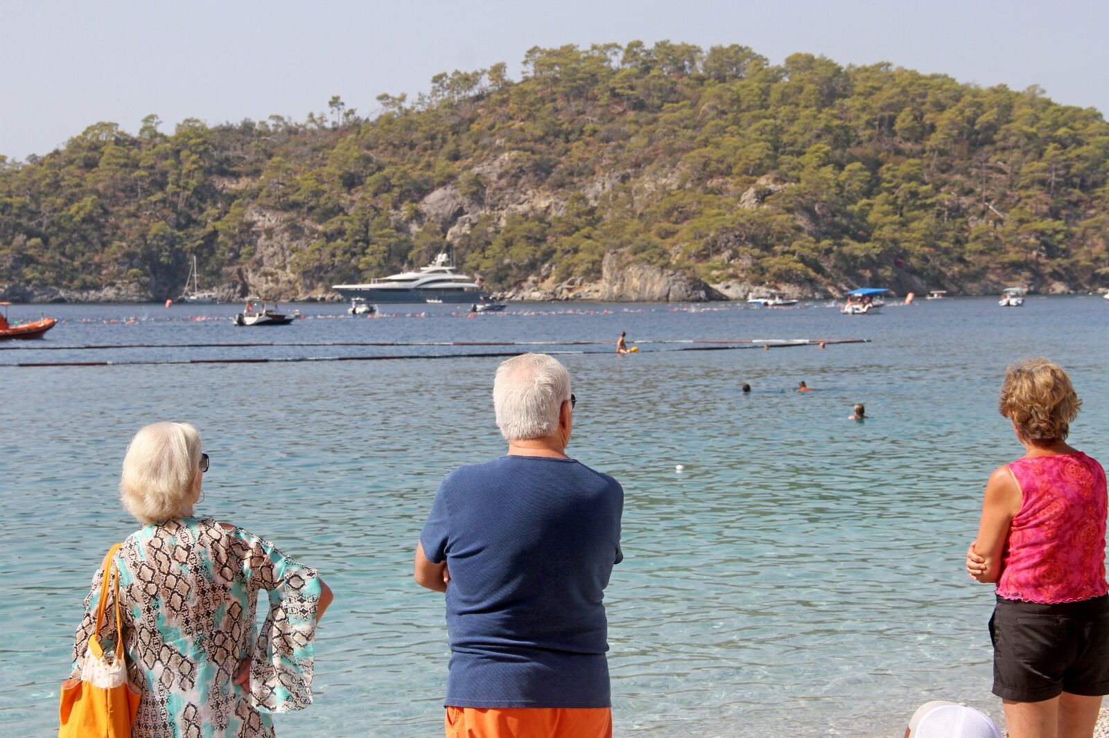 Fethiye’de Açık Su Yüzme Yarışı Gerçekleştirildi