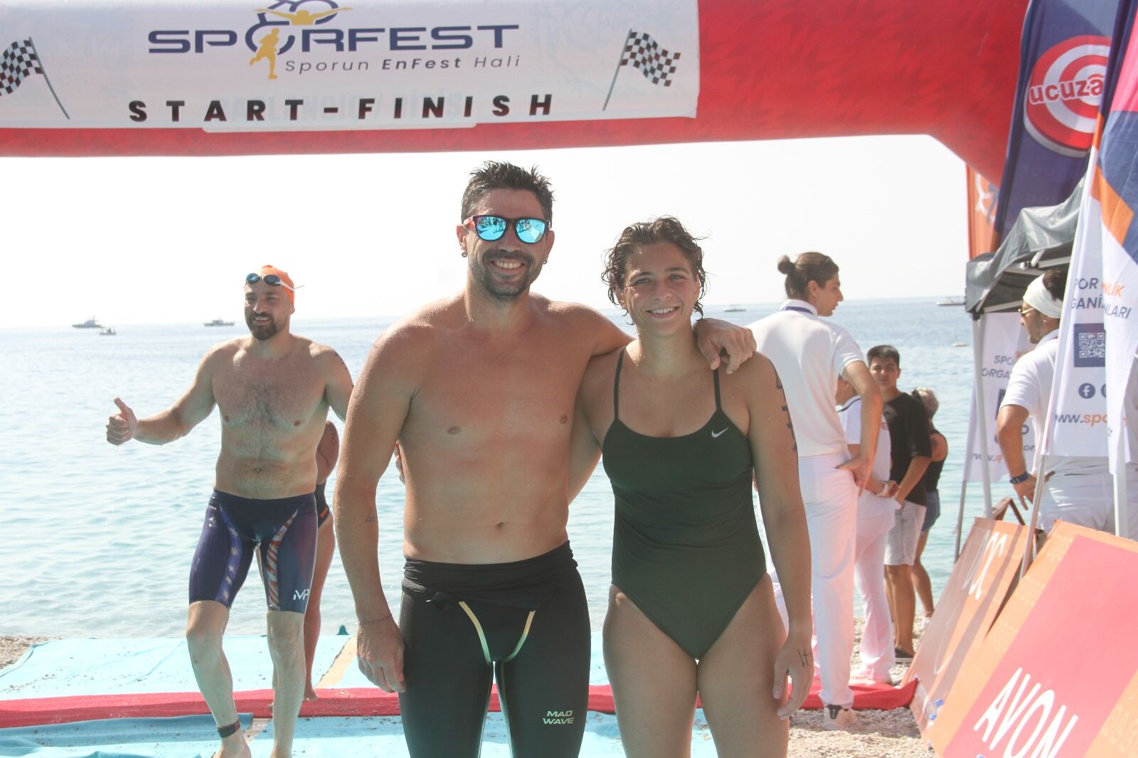 Fethiye’de Açık Su Yüzme Yarışı Gerçekleştirildi