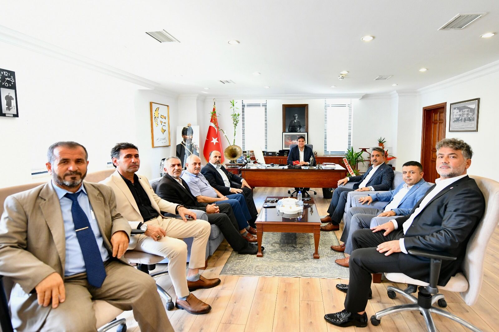 Başkan Karaca’ya Ziyaretler Sürüyor