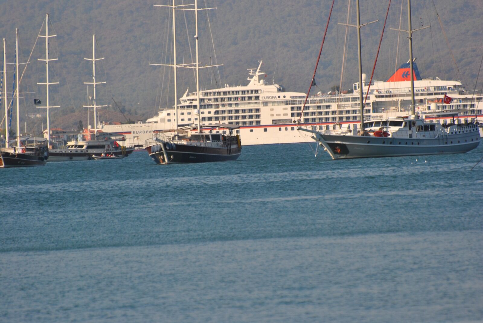 Dev Gemi Fethiye İskelesine Yanaşamadı
