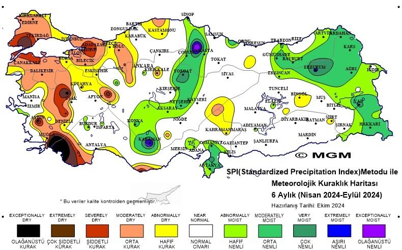 Türkiye’nin En Kurak Şehri Muğla Oldu
