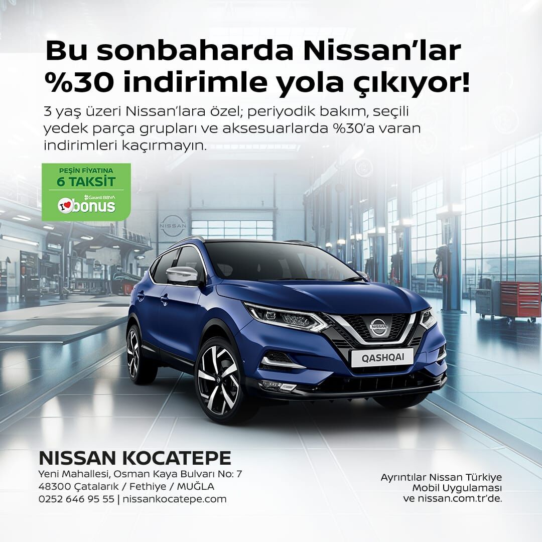 Nissan Kocatepe Plaza’dan Kasım Ayına Özel Servis İndirimi!