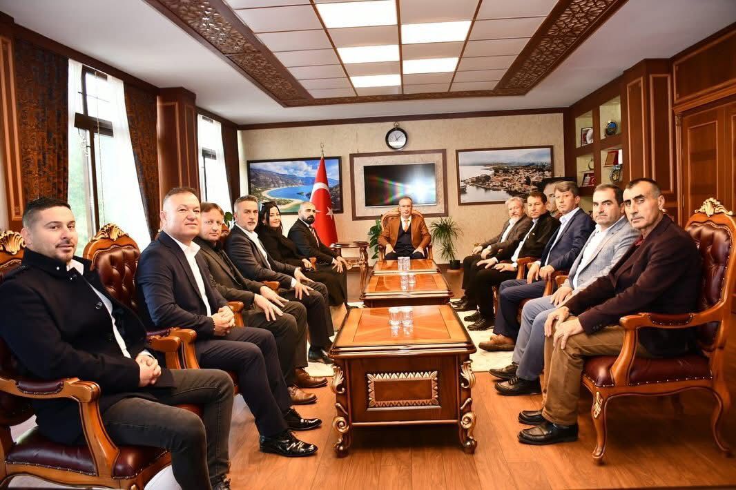 Başkan Sarıhan'dan Kaymakam Ertaş'a Ziyaret