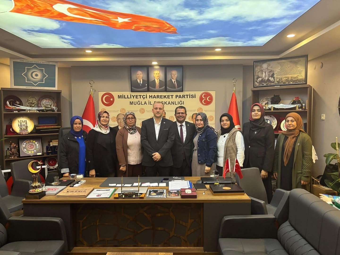 MHP Seydikemer İlçe Başkanı Arıç’tan İl Başkanı Demirel’e Ziyaret