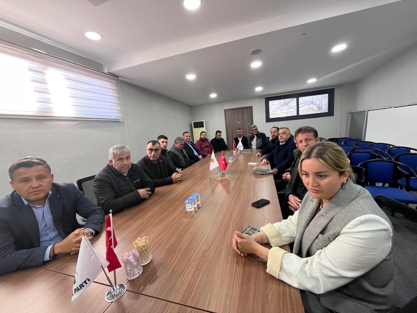 Başkan Karaca’dan İlçe Başkanı Sarıhan’a Hayırlı Olsun Ziyareti