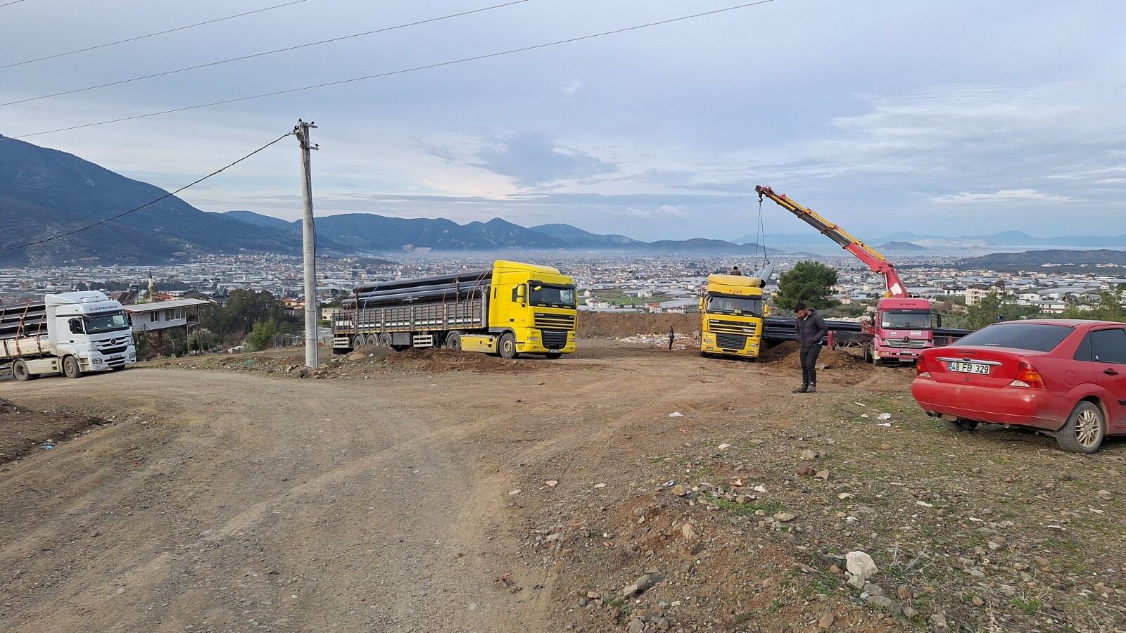 Fethiyelileri Doğalgaz Boru Hattı Çalışmaları Heyecanlandırdı