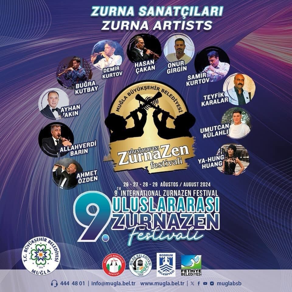 Zurnazen Festivali 29 Ağustos’da Fethiye’de…