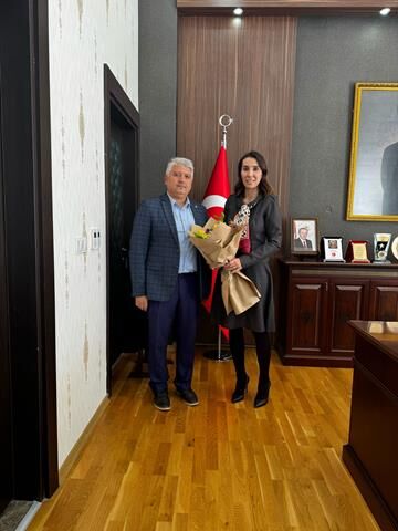 AK Parti İlçe Teşkilatından Kaymakam Büyüker’e 8 Mart Ziyareti