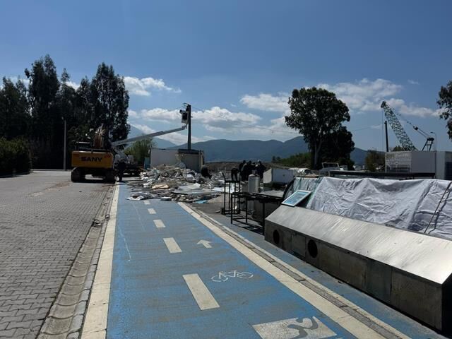 Çalış Su Ürünleri Kooperatifi Yıkıldı