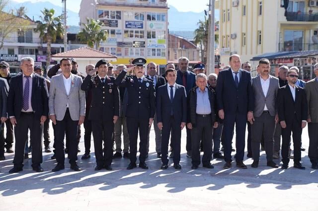 Seydikemer'de Türk Polis Teşkilatının 180. Kuruluş Yıl Dönümü Törenle Kutlandı