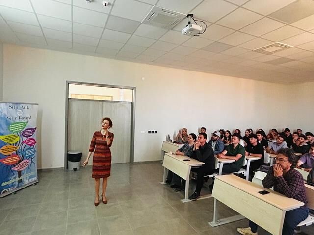 Fethiye Belediyesi'nden Üniversite Öğrencilerine İklim ve Sıfır Atık Sunumu
