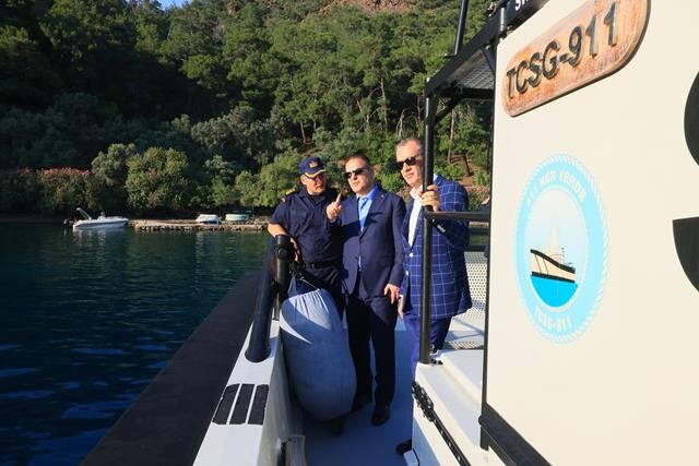 Vali Akbıyık, Fethiye-Göcek Koylarında İncelemelerde Bulundu