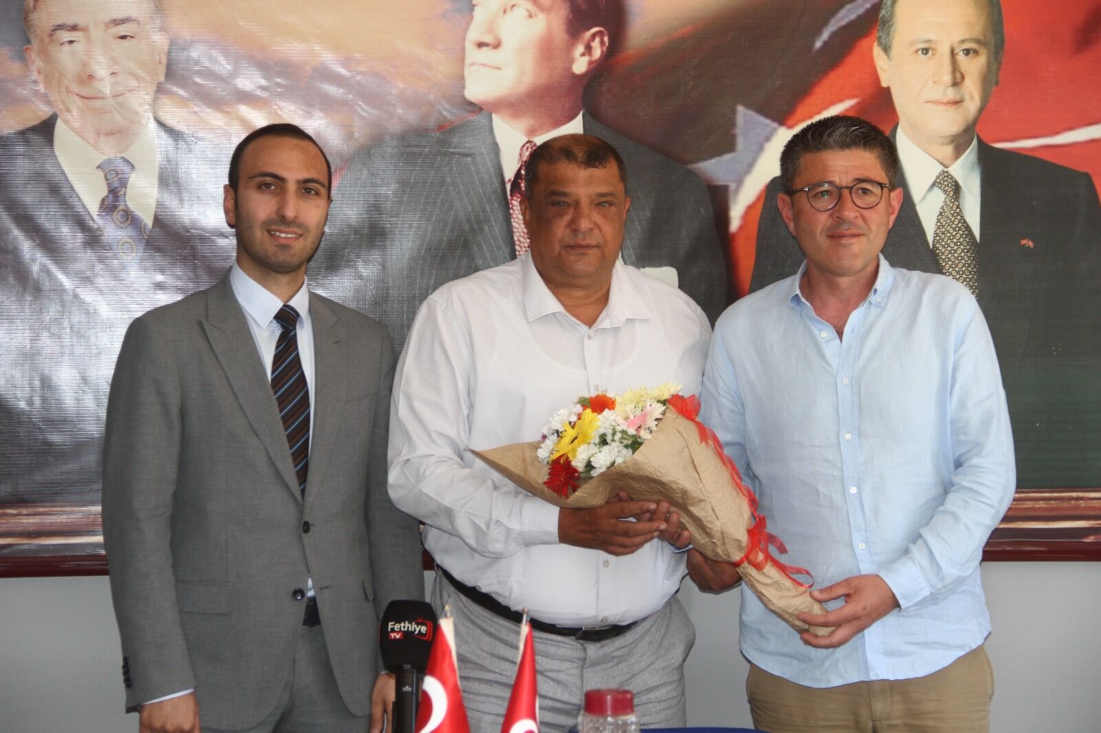 Kökten ve Ayıkol’dan, Başkan Hüseyin Mukyen’e “Hayırlı Olsun” Ziyareti