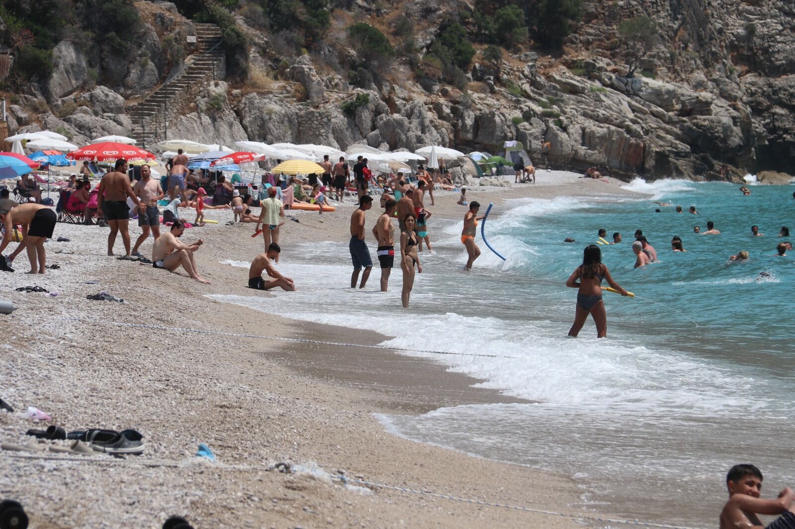 Bayram Tatilinde Ölüdeniz’de Yoğunluk Yaşandı
