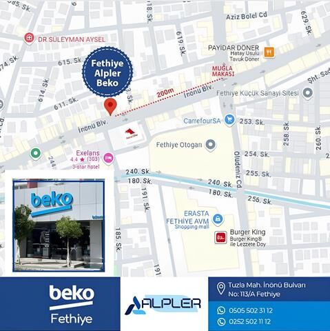 Alpler Beko Fethiye’de Açılışa Özel 2.500 TL’lik Kampanya!