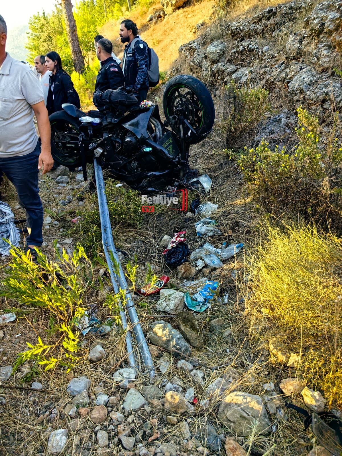 Fethiye’de Motosiklet Kazası, 1’i Ağır 2 Kişi Yaralı