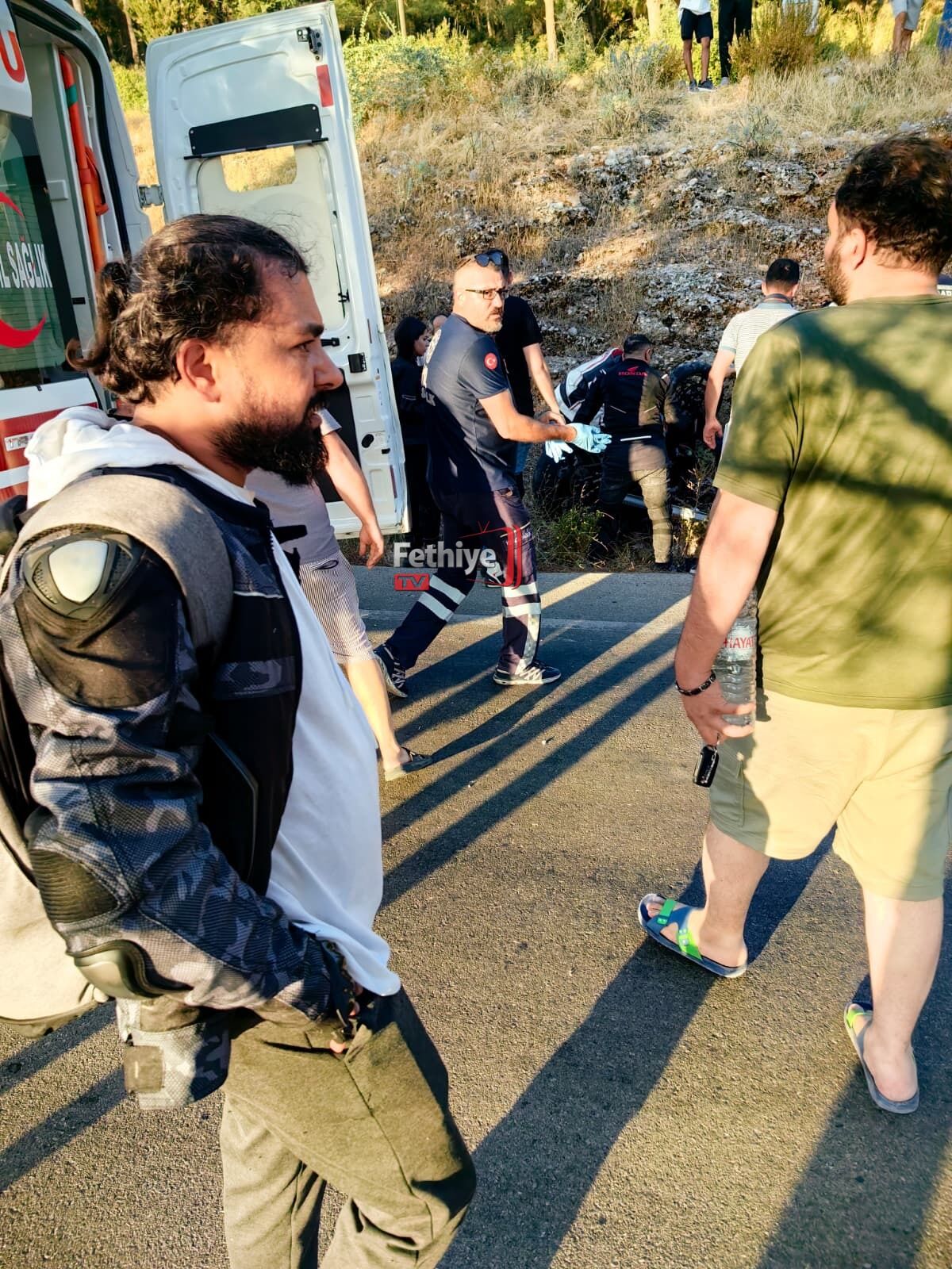 Fethiye’de Motosiklet Kazası, 1’i Ağır 2 Kişi Yaralı