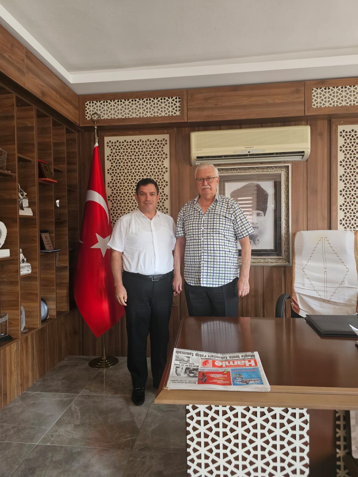 Kurucu Başkan Harun Sağır, Birlik Başkanı Ayyıldız’ı Ziyaret Etti