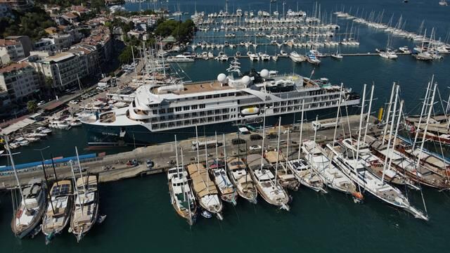 Fethiye’ye “SH Diana” Kruvaziyeriyle 106 Turist Geldi