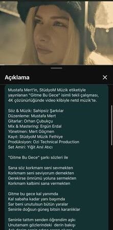 Mustafa Mert’ten “Gitme Bu Gece” Dinleyenleri Mest Etti