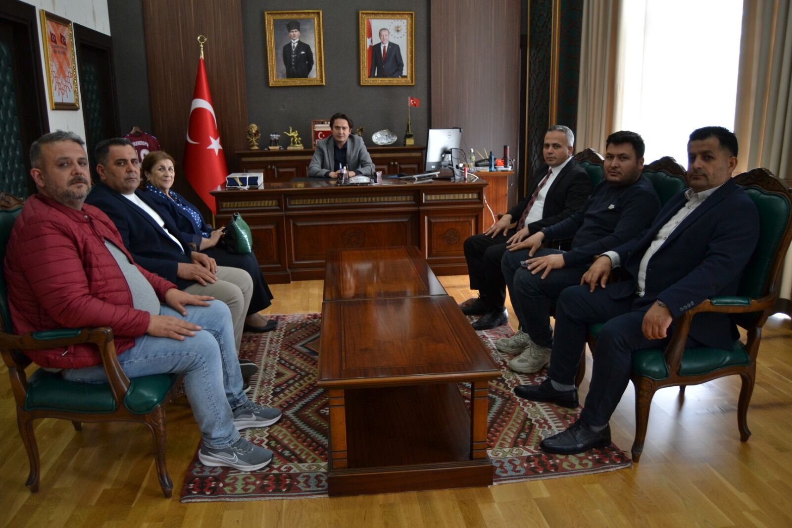 Fethiye Esnaf ve Sanatkarlar Odası’ndan Seydikemer Kaymakamına Ziyaret