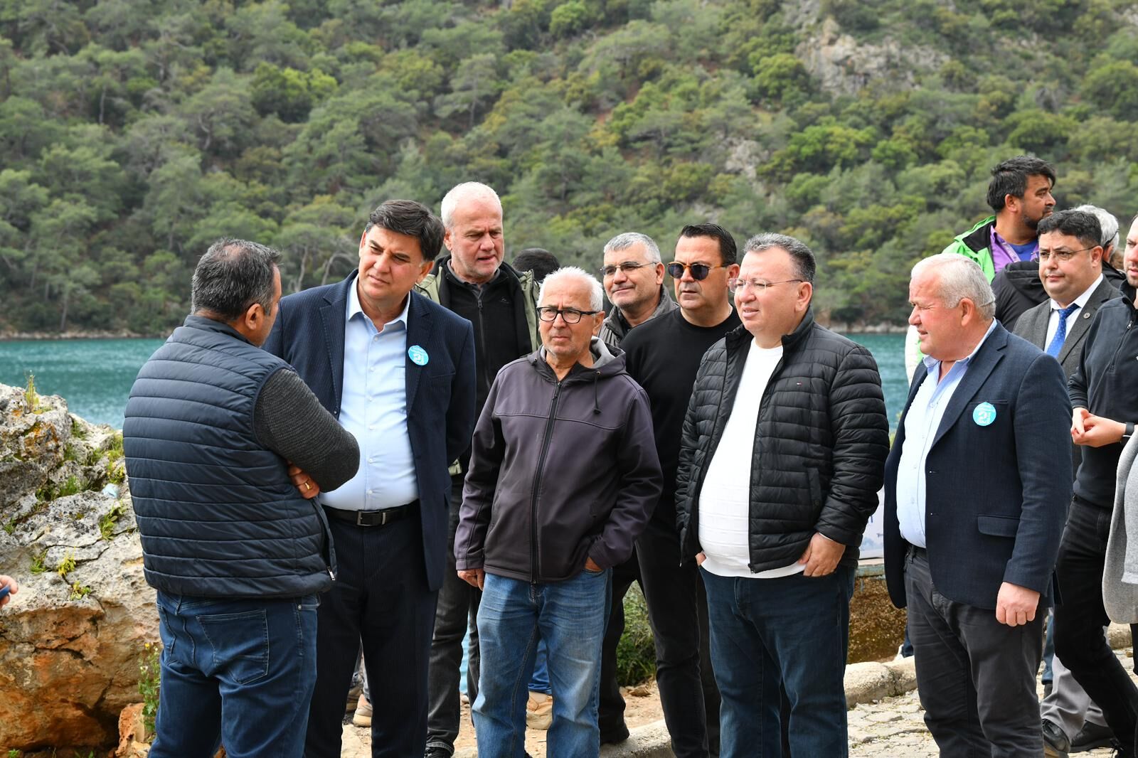 Başkan Karaca, Batan Teknede İncelemelerde Bulundu