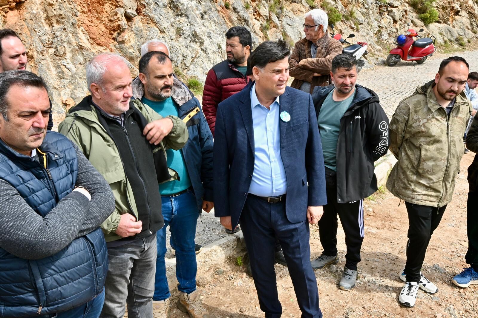 Başkan Karaca, Batan Teknede İncelemelerde Bulundu