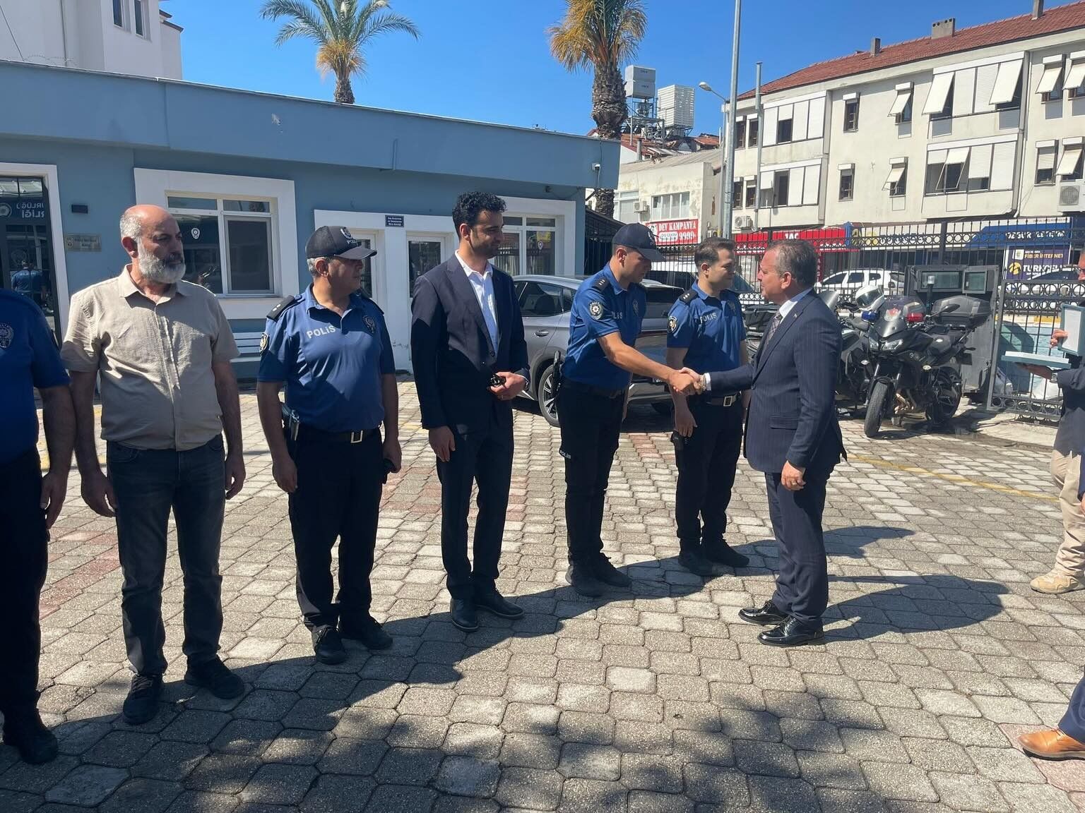 Kaymakam Akkaya’dan Polis, İtfaiye ve Şehit Ailesine Ziyaret