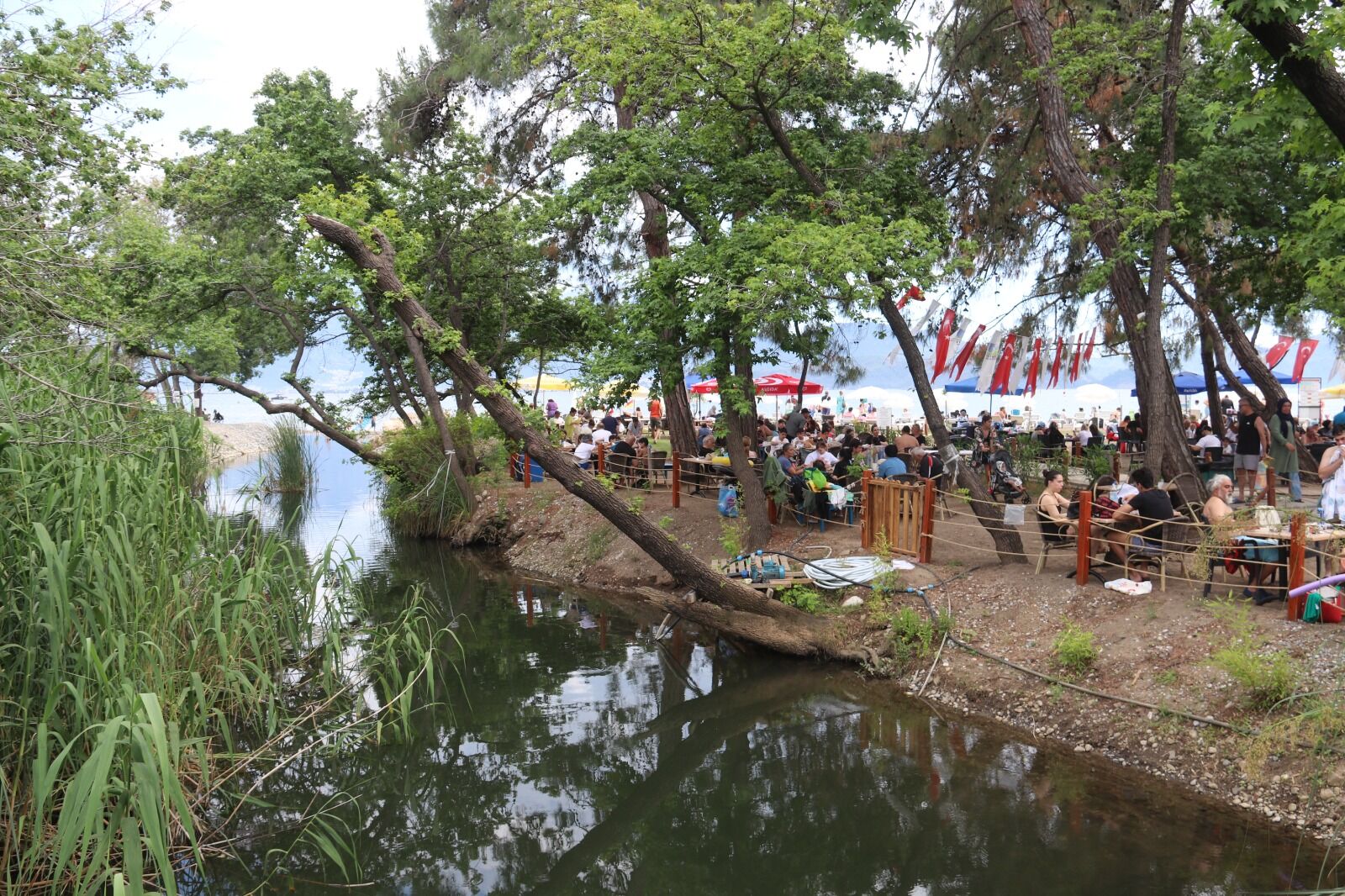 Fethiye’de Uygun Fiyatlı Plaj Bayramda Doldu Taştı