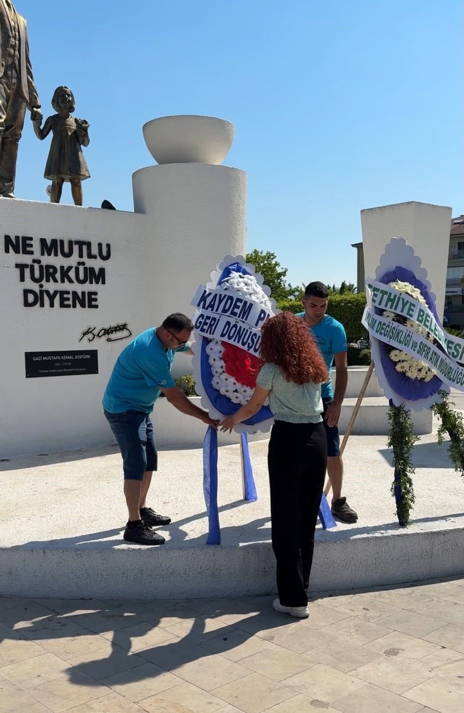 Türkiye Çevre Haftası Fethiye’de Çelenk Sunma Töreniyle Başladı