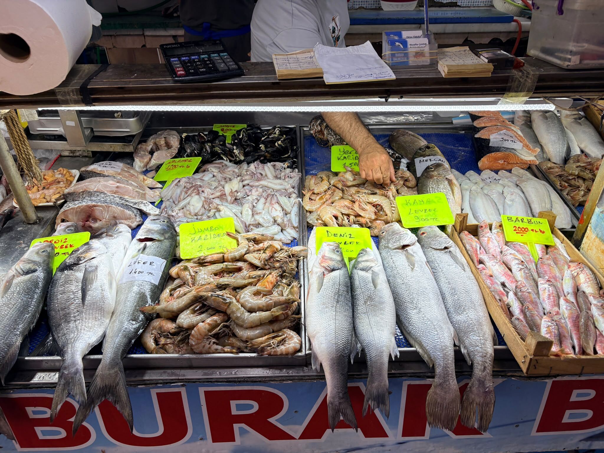 Fethiye’de Balık Tezgâhları Hareketli
