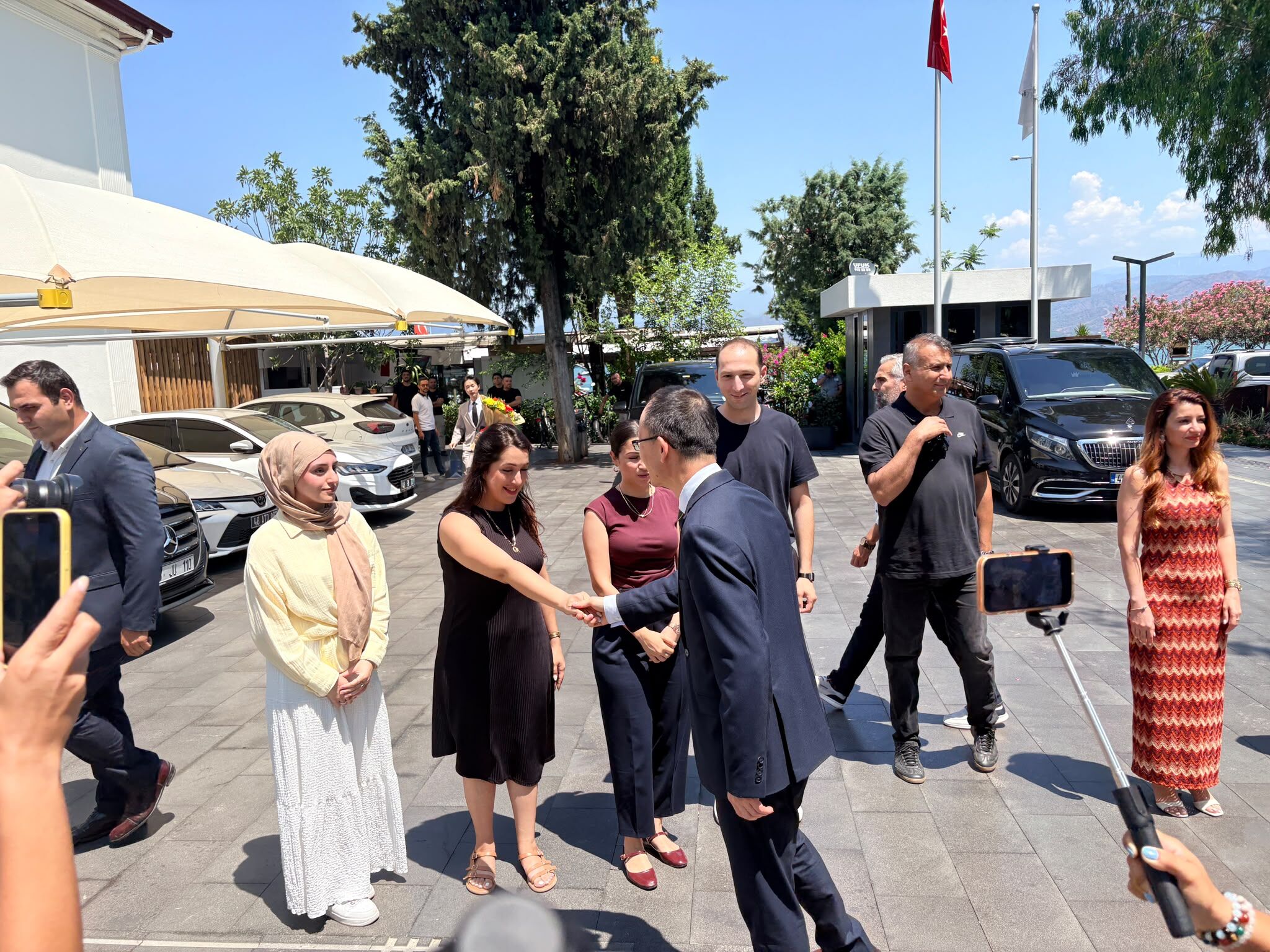 Çin Büyükelçisi Jiang Xuebin, Başkan Karaca İle Buluştu