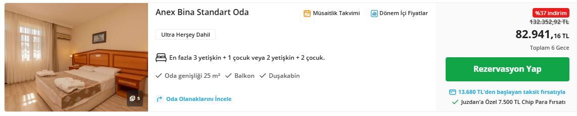 Fethiye'de 1 Haftalık Tatilin Bedeli 82 Bin TL'den 2 Milyon TL'ye Kadar Çıkıyor
