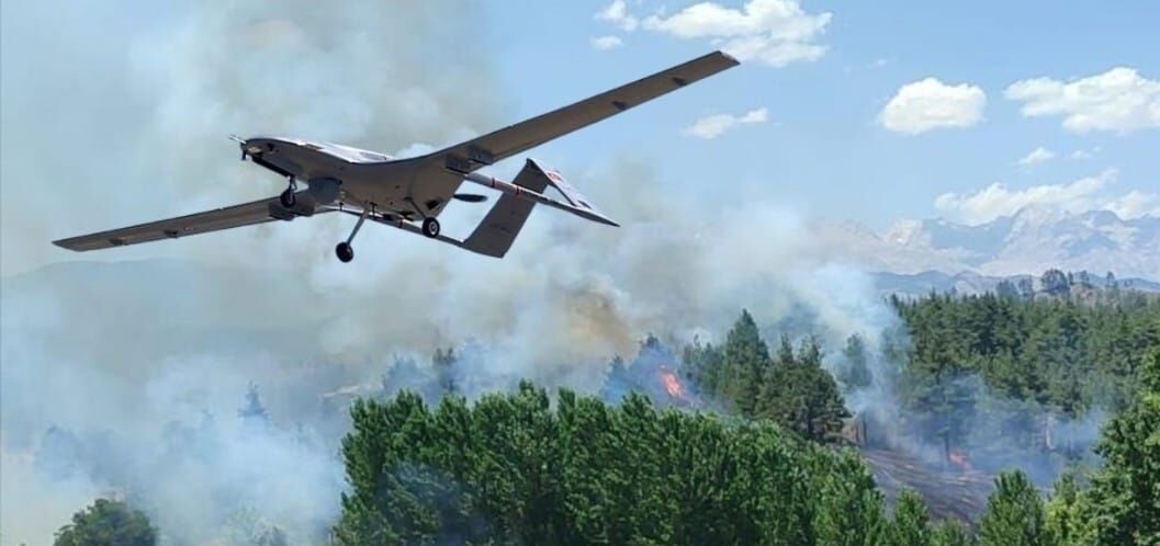 Muğla'da Orman Yangınlarına İnsansız Hava Araçları Gözetim Başladı