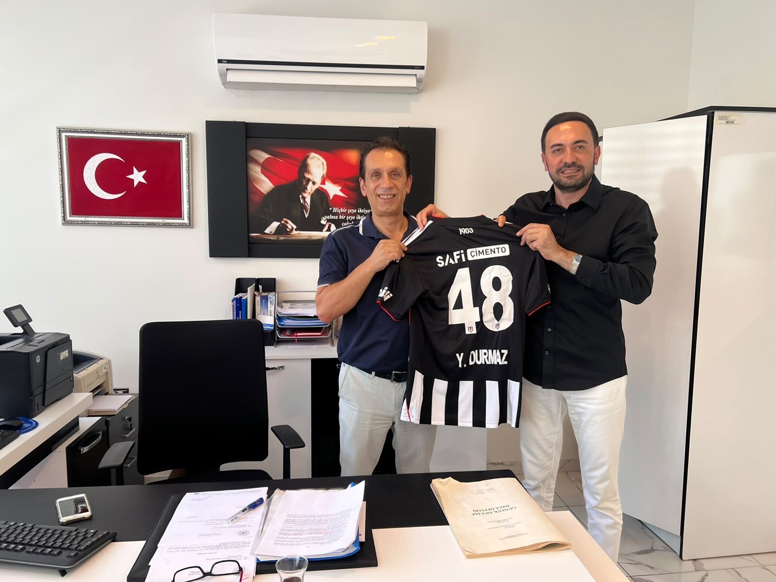 Fethiye Beşiktaş Taraftarlar Derneği'nden Nüfus Müdürü Durmaz'a Hayırlı Olsun Ziyareti