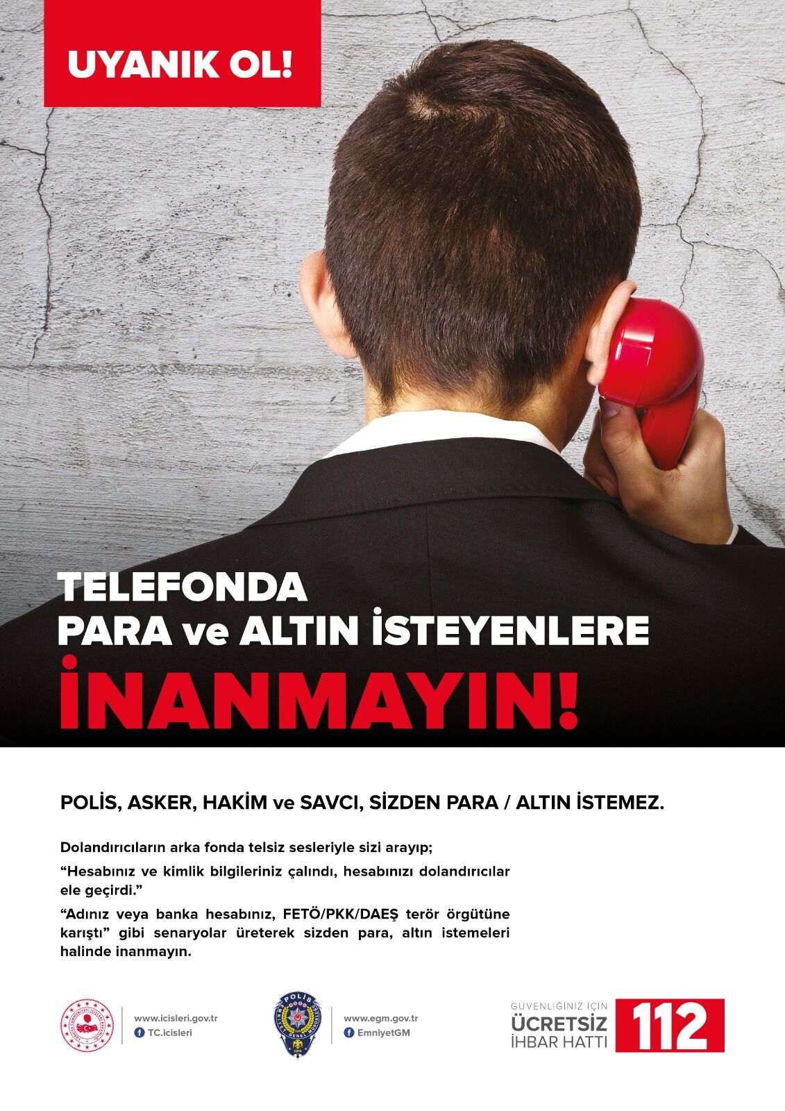 Emniyet'ten Uyarı: Dolandırıcılara Karşı "Uyanık ve Tedbirli Olun!"