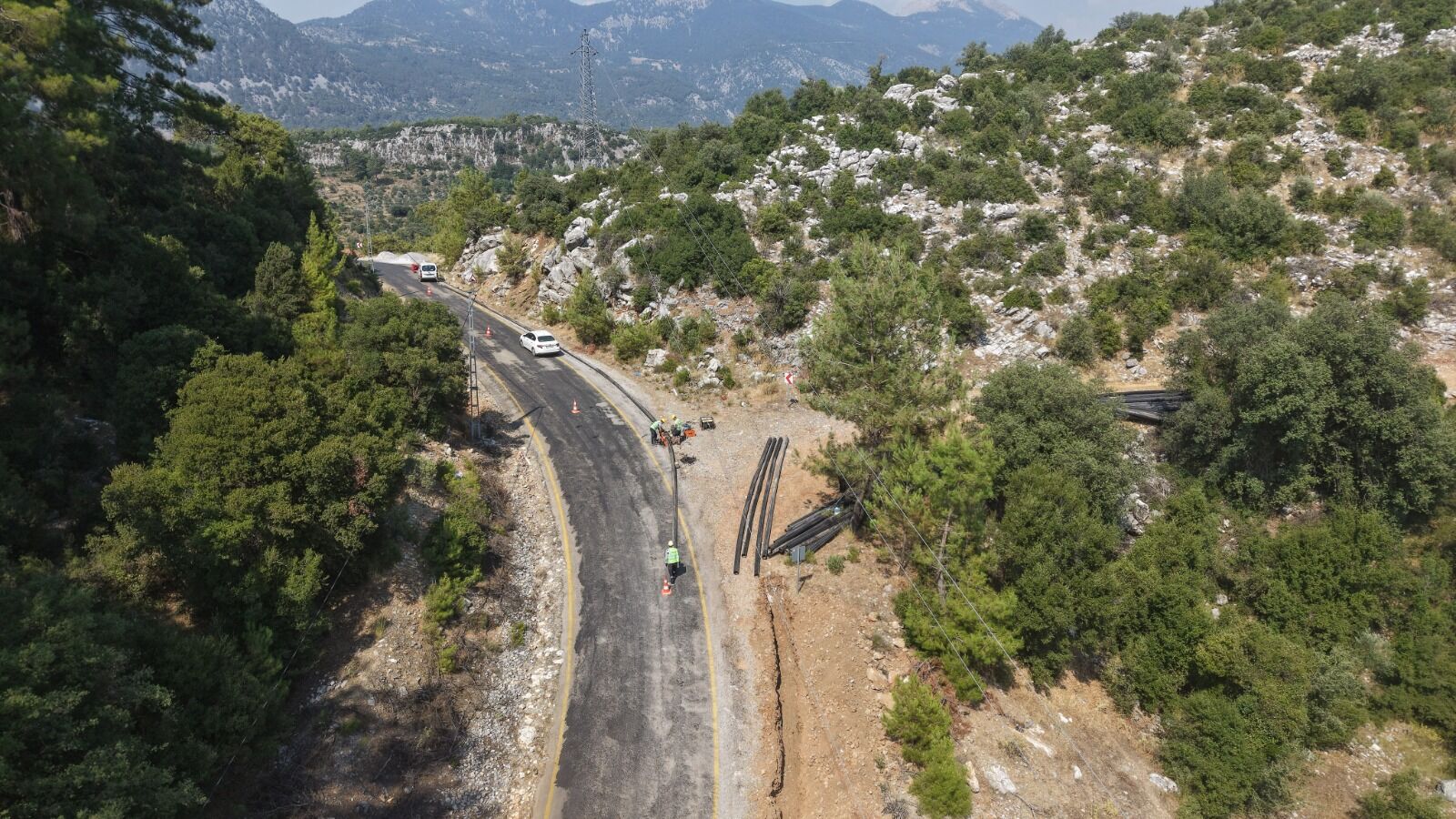 MUSKİ, Fethiye Gökçeovacık Grup Hattını Yeniliyor