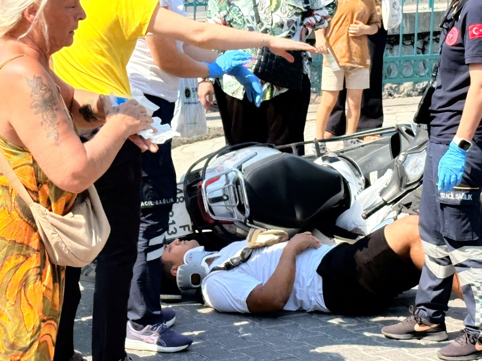 Fethiye'de Atv İle Motosiklet Çarpıştı: 1 Yaralı