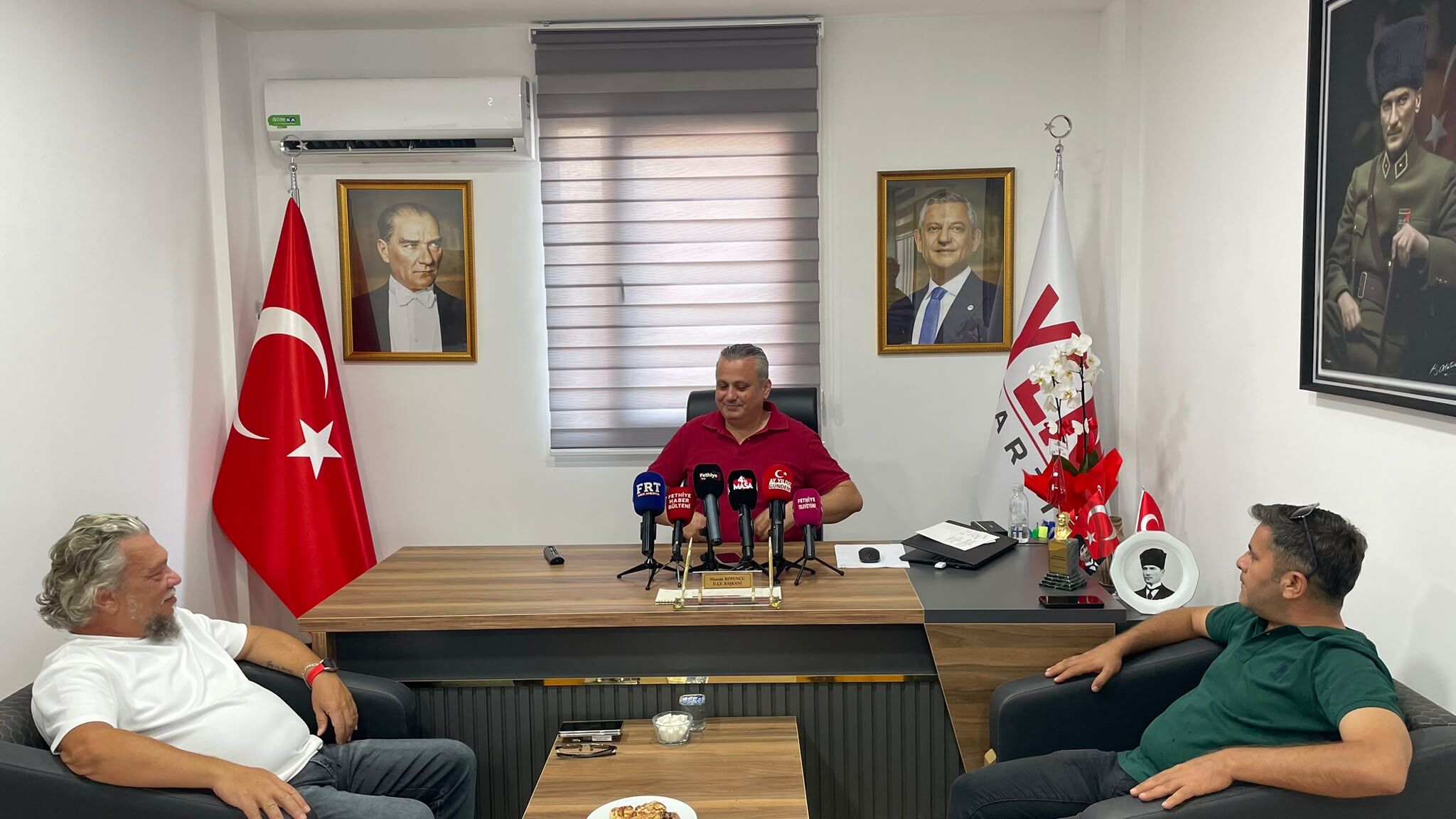 ‘4’lü Masa’ dan Yeni Parti Fethiye İlçe Başkanlığı’na Ziyaret