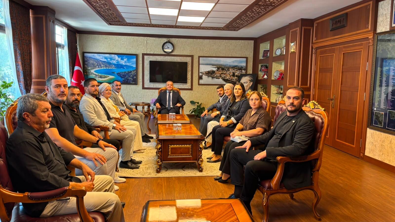İlk Ziyaret Kaymakam Akkaya’ya