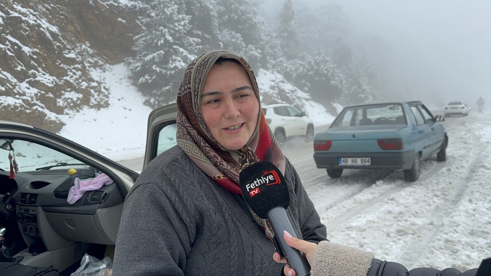 Yaylalara Kar Yağdıkça Vatandaşlar Sevindi