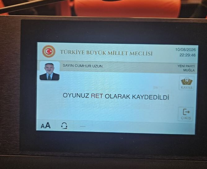Yeni Partili Muğla Milletvekillerinden Çerçeve Yasa’ya “Hayır” Oyu