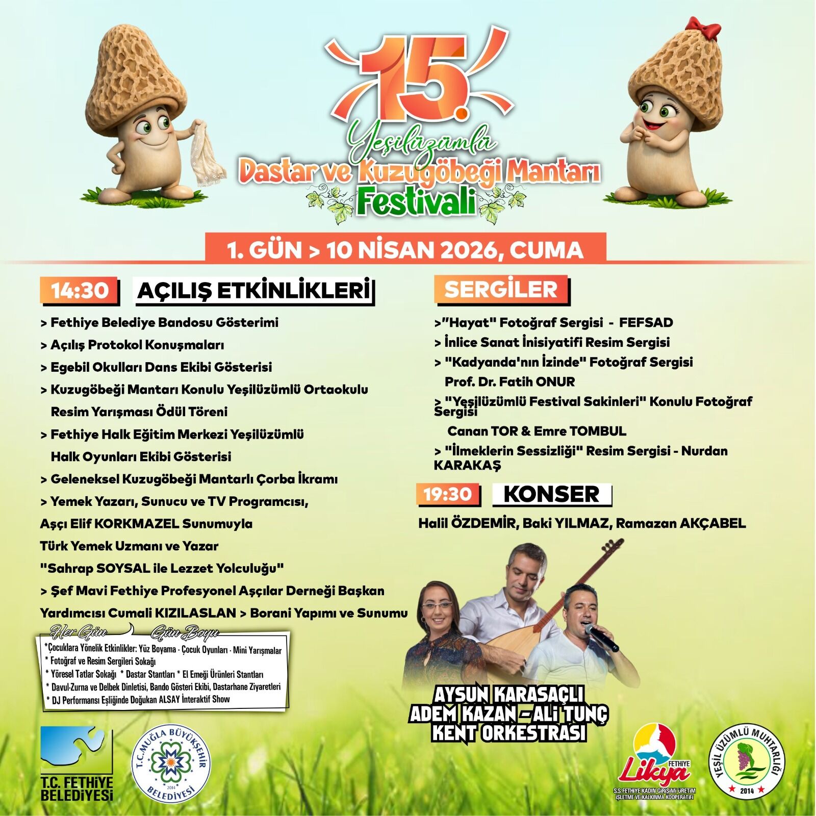 Yeşilüzümlü Dastar Ve Kuzugöbeği Festivali Başlıyor
