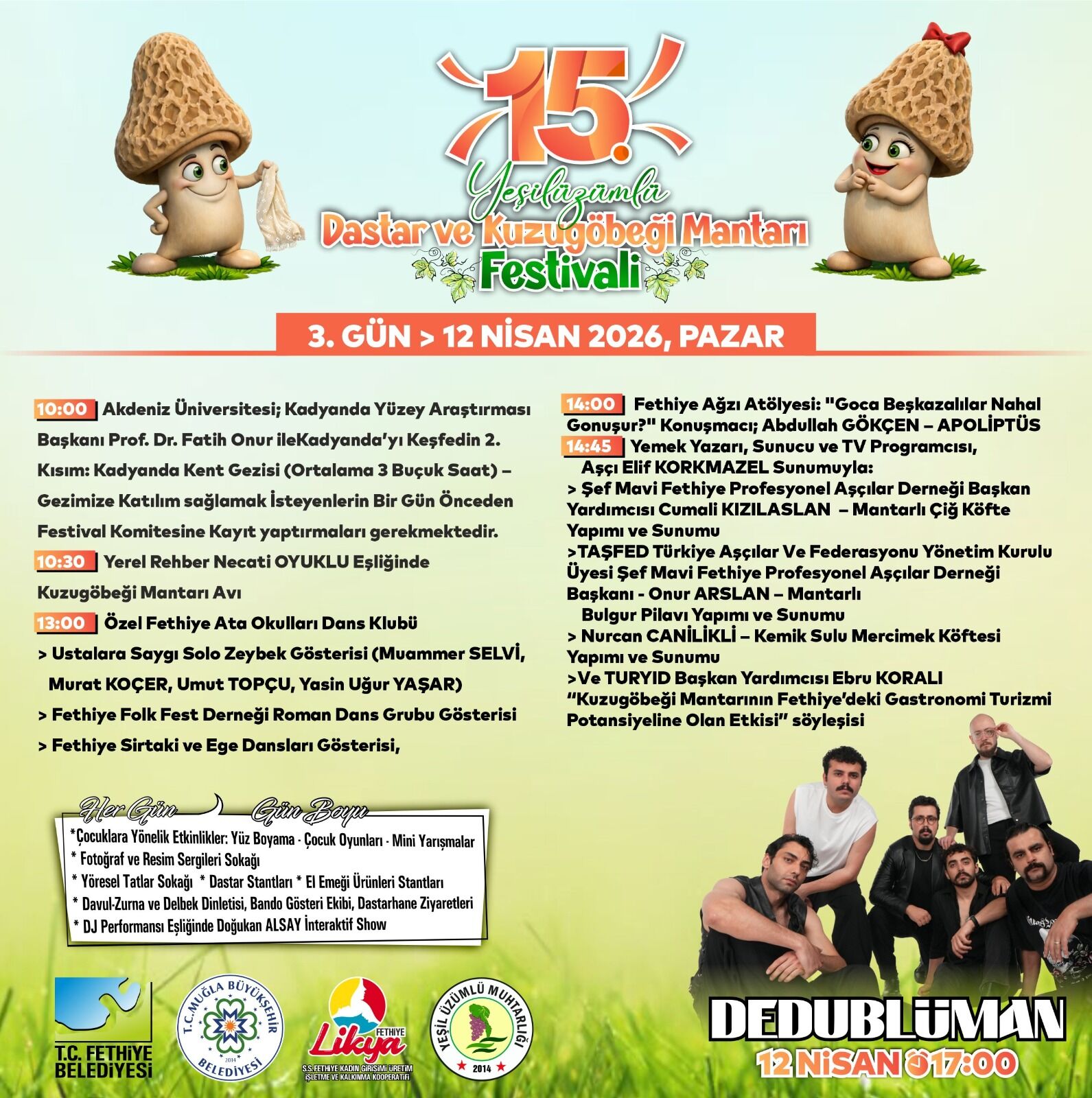 Yeşilüzümlü Dastar Ve Kuzugöbeği Festivali Başlıyor