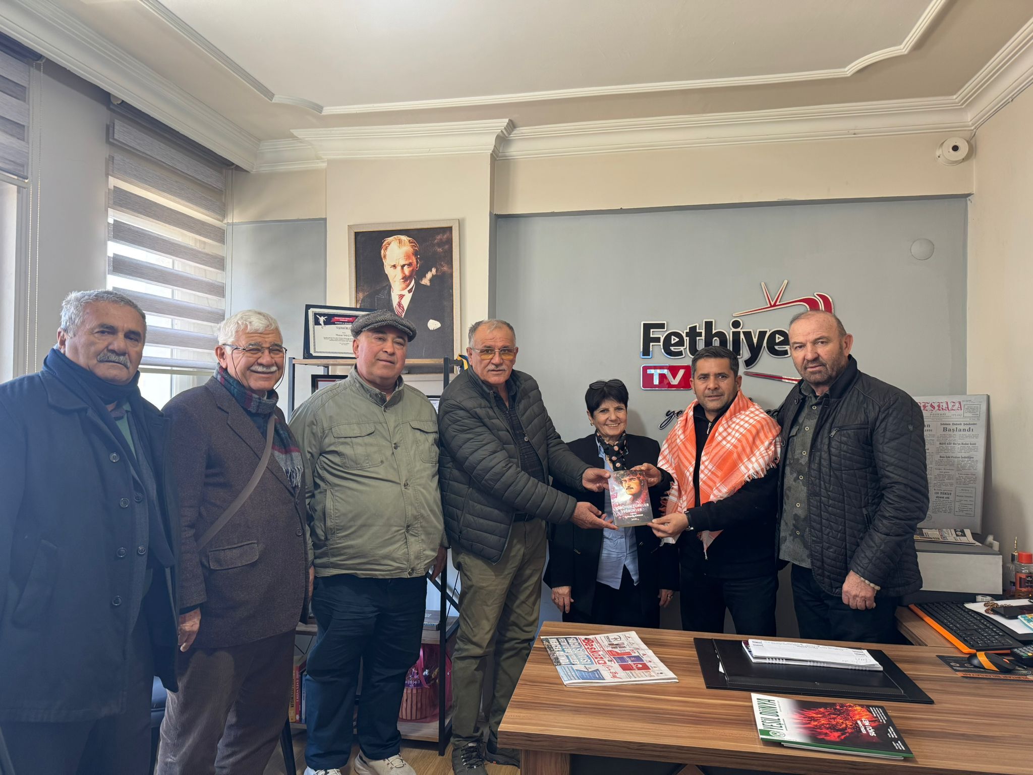 Yörük Türkmen Dernek Başkanlarından Fethiye TV’ye Ziyaret