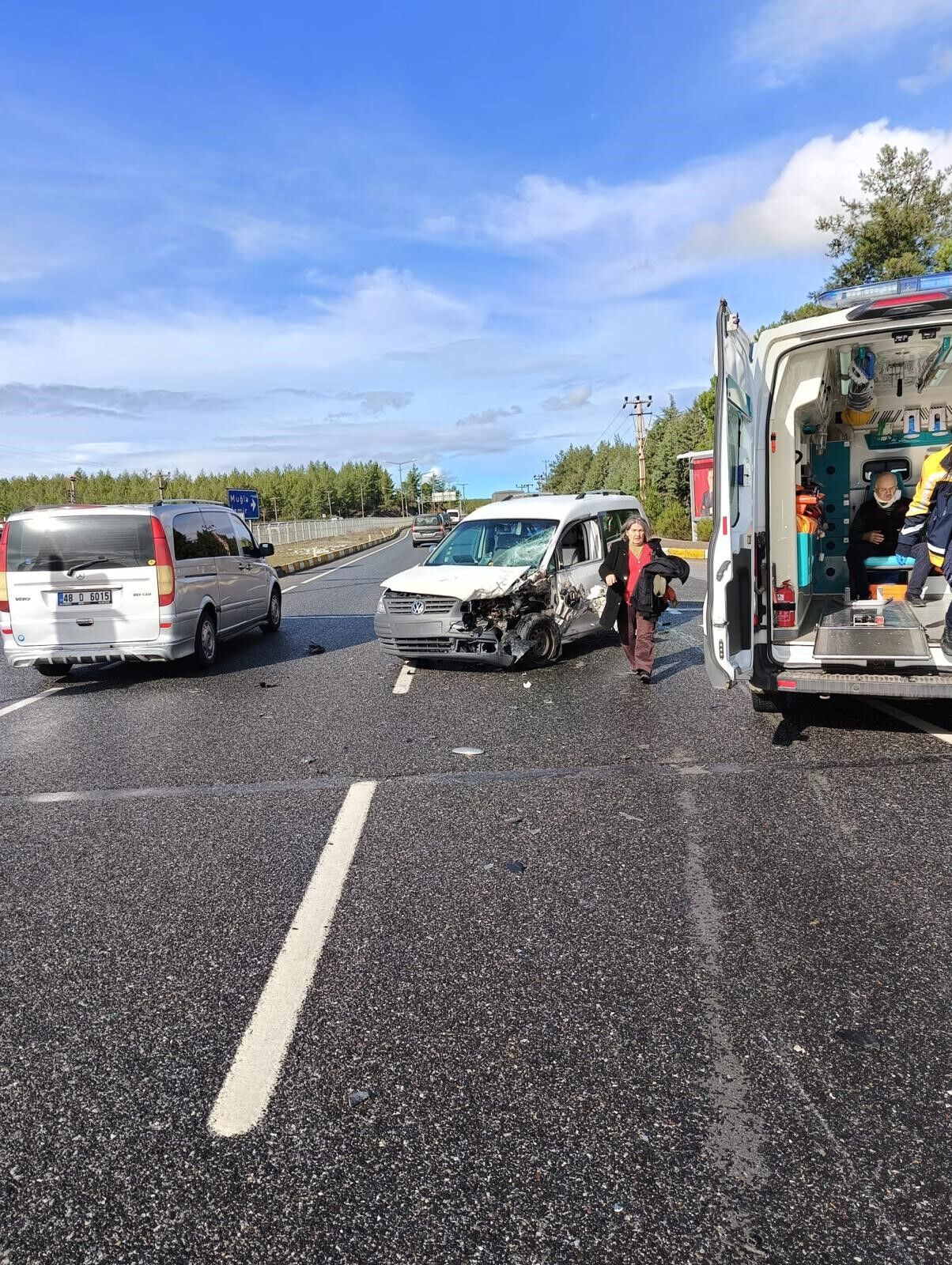 Zincirleme Trafik Kazasında 5 Kişi Yaralandı