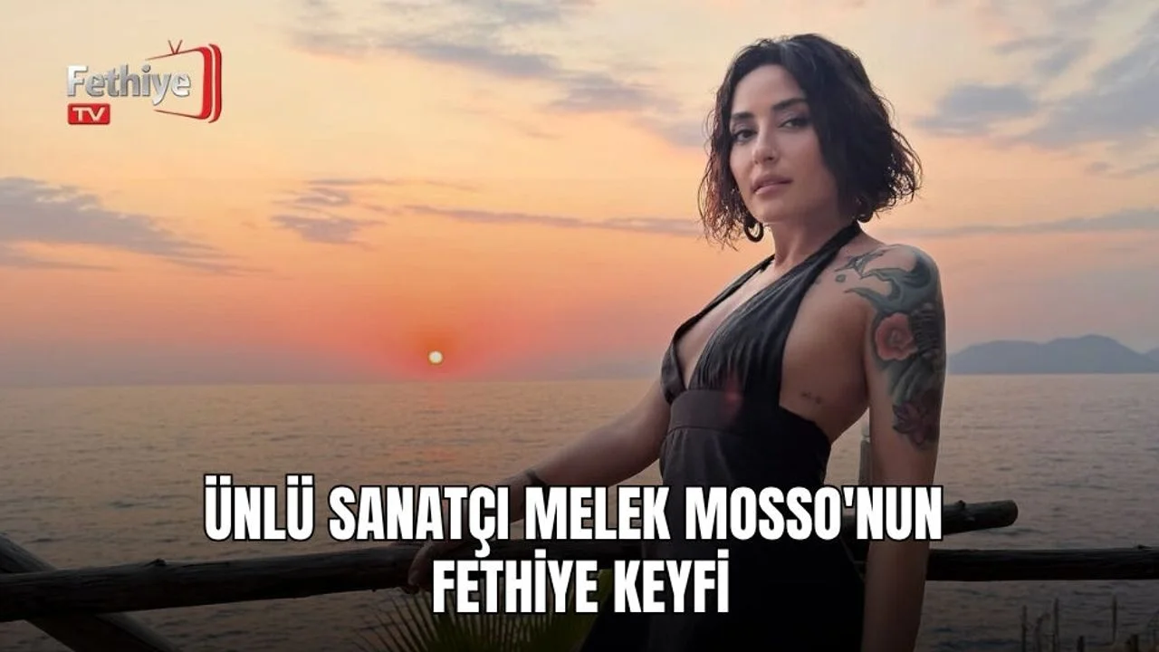 Ünlü sanatçı Melek Mosso, Fethiye tatilinde deniz ve doğa manzarası eşliğinde objektiflere yansıdı.