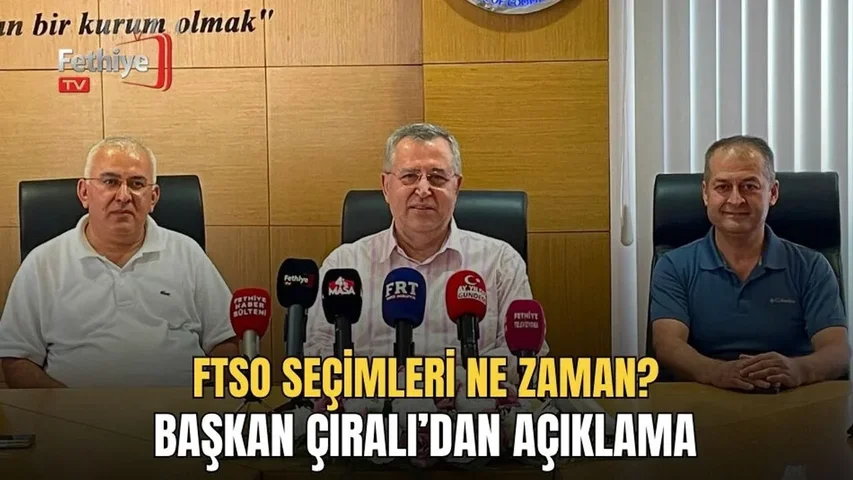 FTSO Başkanı Osman Çıralı, oda seçimlerinin yapılacağı tarihlere ilişkin açıklamalarda bulunuyor.